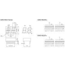 0.56inch 2 Digit 7 Segment Display (GNS-5622Ex-Fx)